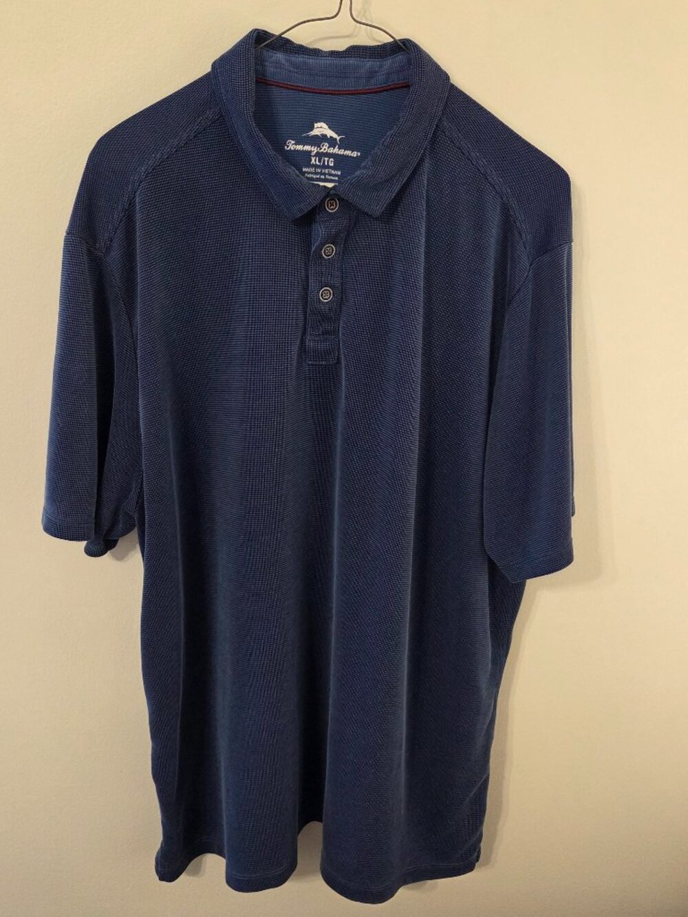 Tommy Bahama Blue TENCEL Modal Polo Shirt Men's XL